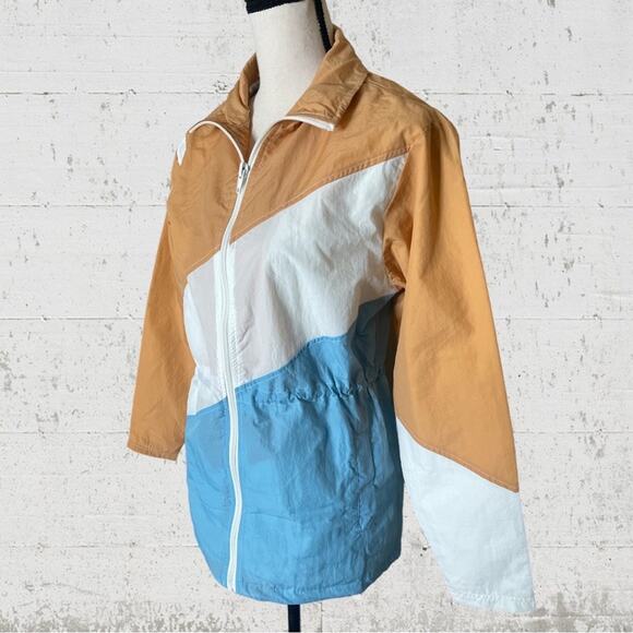 NWT Women's Urban Outfitters Austen Colorblock Windbreaker Jacket Size XS - Picture 4 of 14